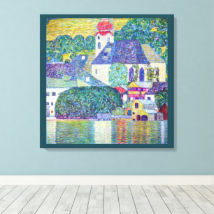 Toile Église de Saint-Wolfgang par Gustav Klimt, Art vic