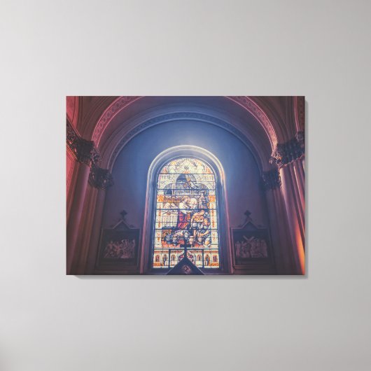 Toile Église de vitrail (Recto)