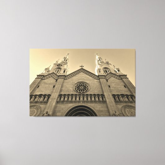 Toile Église extérieure (Recto)