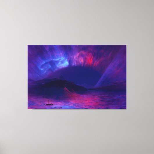 Toile ÉGLISE FREDERIC EDWIN - Aurora Borealis (1865) - (Recto)