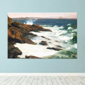 Toile ÉGLISE FREDERIC EDWIN - Brouillard au large du dés (Insitu (Plancher de Bois))