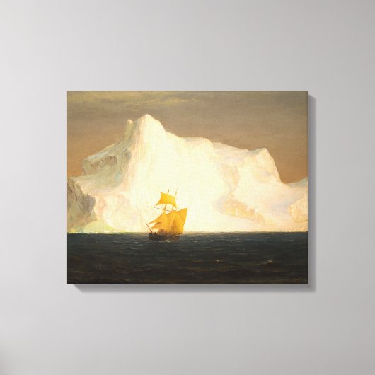 TOILE ÉGLISE FREDERIC EDWIN - L'ICEBERG - 1891 - (Recto)