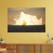 TOILE ÉGLISE FREDERIC EDWIN - L'ICEBERG - 1891 - (Insitu(Salon))