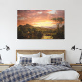 TOILE ÉGLISE FREDERIC EDWIN - UNE MAISON DE PAYS - 1854 (Insitu(Chambre))