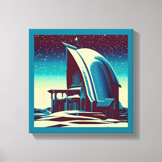 Toile Église Futuriste SF 1 (Recto)