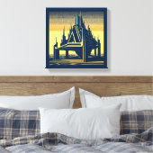 Toile Église Futuriste SF 2 (Insitu(Chambre))