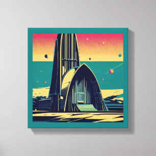 Toile Église Futuriste SF 3