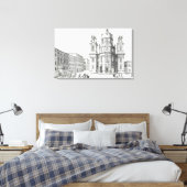 Toile Eglise Notre Dame, Salzbourg, Autriche, de 'Ent (Insitu(Chambre))