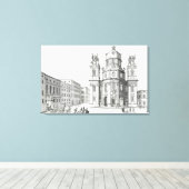 Toile Eglise Notre Dame, Salzbourg, Autriche, de 'Ent (Insitu (Plancher de Bois))