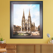 Toile Église Sainte-Clotilde à Paris par Max Berthelin (Insitu(Salon))