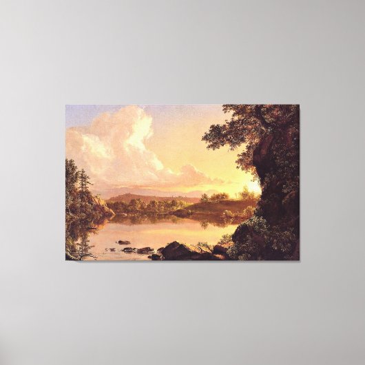 Toile Église - Scène sur le ruisseau Catskill, (Recto)