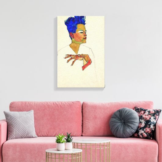 Toile Egon Schiele Autoportrait (Insitu(Salon))