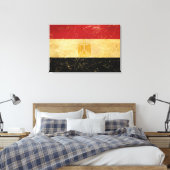 Toile Égypte Drapeau Vintage Grunge Design (Insitu(Chambre))