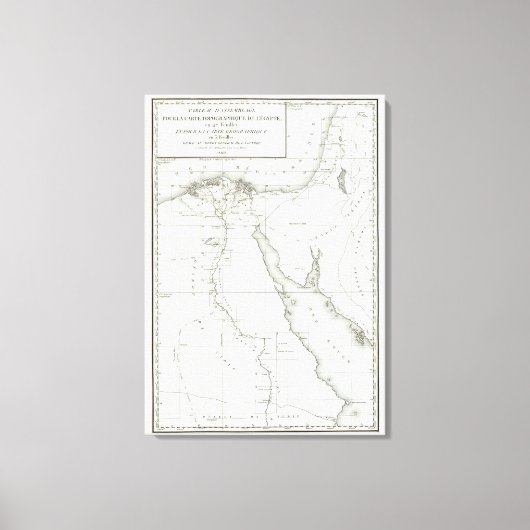 Toile Égypte et Palestine (Recto)
