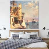 Toile Égypte impressionniste vers 1905 (Insitu(Chambre))