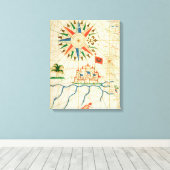 Toile Egypte, le Nil et Le Caire 2 (Insitu (Plancher de Bois))