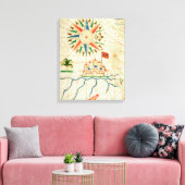 Toile Egypte, le Nil et Le Caire 2 (Insitu(Salon))