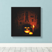 Toile Égyptien Halloween 1 (Insitu (Plancher de Bois))