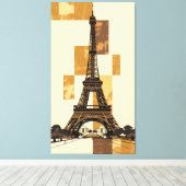 Toile Eiffel Tower (Insitu (Plancher de Bois))