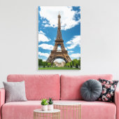 Toile Eiffel Tower View from Champ de Mars Public Park (Insitu(Salon))