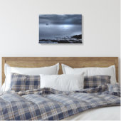 Toile Eigg depuis la plage de Camusdarrach (Insitu(Chambre))