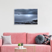 Toile Eigg depuis la plage de Camusdarrach (Insitu(Salon))