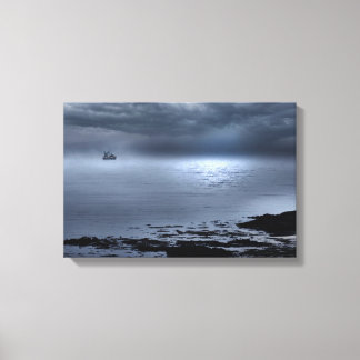 Toile Eigg depuis la plage de Camusdarrach 