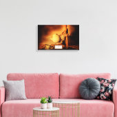 Toile Eine Tasse Kaffee bitte (Insitu(Salon))