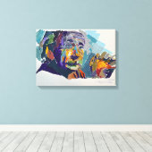 Toile Einstein Painted by Mark Elsen (Insitu (Plancher de Bois))