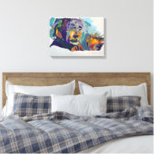 Toile Einstein Painted by Mark Elsen (Insitu(Chambre))