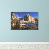 Toile El Capitan se reflète dans la rivière Merced en (Insitu (Plancher de Bois))