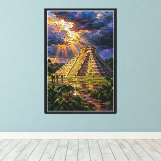 Toile El Castillo avant la tempête