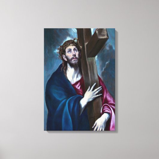 Toile El Greco Christ porte la croix (Recto)