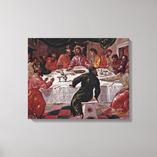 Toile El Greco - La Dernière Cène (Recto)