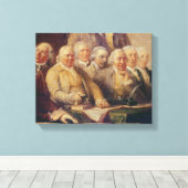 Toile Élaboration de la Déclaration d'indépendance (Insitu (Plancher de Bois))