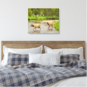 Toile Élans traversant le fleuve Colorado (Insitu(Chambre))