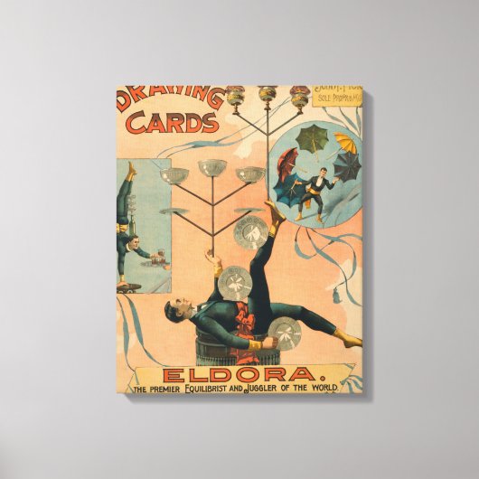 Toile Eldora, Premier ministre Equilibrist et Juggler de (Recto)