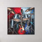 Toile Electric Fury of Rock (Recto)