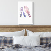 Toile Electric Harmony Colorful Abstract Canvas (Insitu(Chambre))
