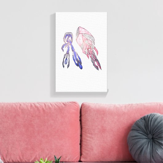 Toile Electric Harmony Colorful Abstract Canvas (Insitu(Salon))