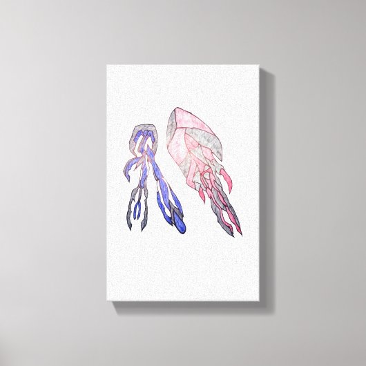 Toile Electric Harmony Colorful Abstract Canvas (Recto)