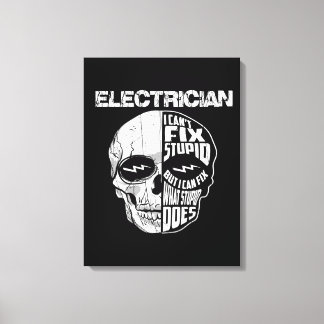 Toile Electricien Je ne peux pas réparer un cadeau de cr