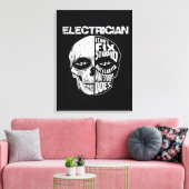 Toile Electricien Je ne peux pas réparer un cadeau de cr (Insitu(Salon))