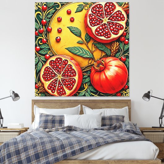 Toile Elégance de la grenade Imprimer (Insitu(Chambre))