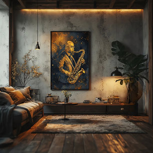 Toile Élégance Dorée