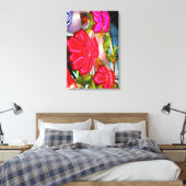 Toile Élégance électrique en rose (Insitu(Chambre))