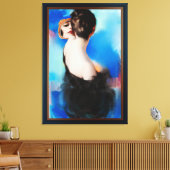 Toile Elégance en noir par Rolf Armstrong (Insitu(Salon))