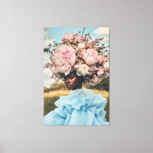 Toile Élégance éthérique en fleur