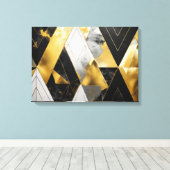 Toile Élégance géométrique en gras (Insitu (Plancher de Bois))