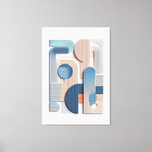 Toile Élégance géométrique : Papier stratifié Abstrait (Recto)